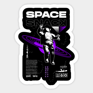 space snack streetwear genz Sticker